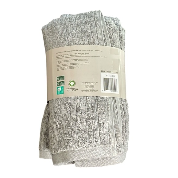 Martha Stewart - Pack of 4 Hand Towels - Picture 2 of 3